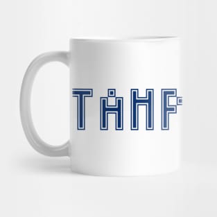 Pixel Hockey City Tampa Bay 2017 w Stylized Border Mug